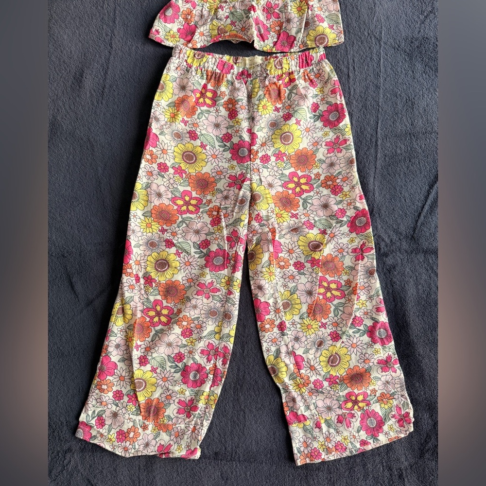 Between Floral Two Piece Set Girls Size 6 - Picture 3 of 6